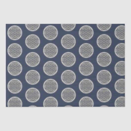 LEVENSSTROOM - Geometriesymbool Art 1 Tissuepapier (Voorkant)