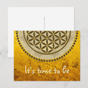 LEVENSSTROOM - Geometriesymbool Art 2 Briefkaart