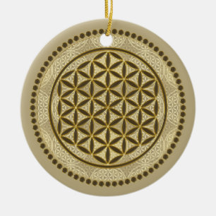 LEVENSSTROOM - Geometriesymbool Art 2 Keramisch Ornament