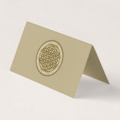 LEVENSSTROOM - Geometriesymbool Art 2 Visitekaartjes (Achterkant)