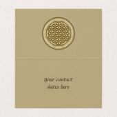 LEVENSSTROOM - Geometriesymbool Art 2 Visitekaartjes (Binnenkant ongevouwen)