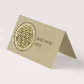 LEVENSSTROOM - Geometriesymbool Art 2 Visitekaartjes (Voorkant)