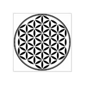 LEVENSSTROOM - Gesacreerd symbool voor meetkunde v Rubberstempel (Afrduk)