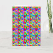 LEVENSSTROOM - patroon met meerdere kleuren Kaart (Achterkant)
