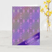 LEVENSSTROOM - roosterpatroon 3 Kaart (Gele Bloem)