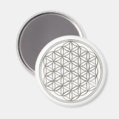 LEVENSSTROOM - zilver Magneet (Voorkant / Achterkant)