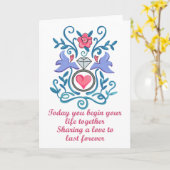 Levenstezamen Kaart (Gele Bloem)