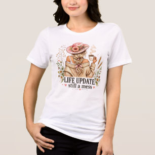 Levensupdate: nog steeds een puinhoop Tri-Blend shirt