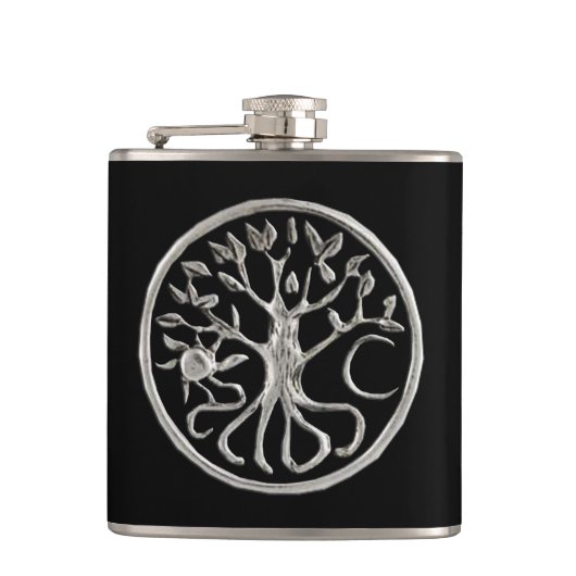 Levensvatboom Heupfles (Voorkant)