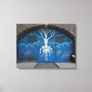 Levensvatgraffiti Canvas Afdruk