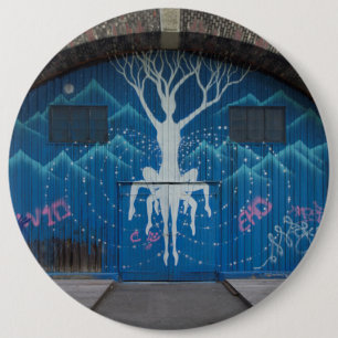 Levensvatgraffiti Ronde Button 6,0 Cm