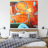 Levensverzekering Canvas Afdruk (Insitu (Slaapkamer))