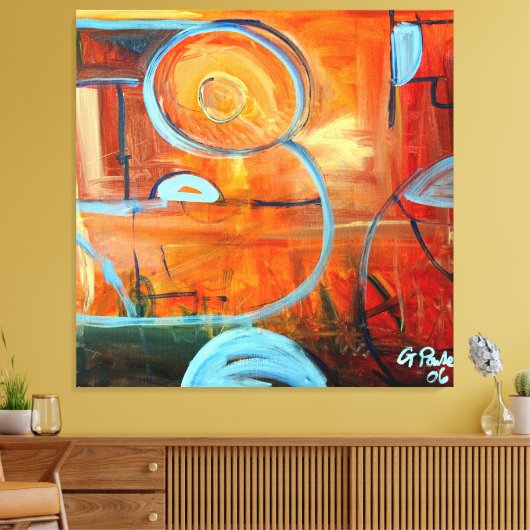 Levensverzekering Canvas Afdruk (Insitu (Woonkamer))