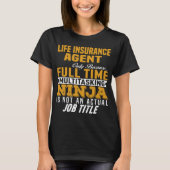 levensverzekeringsagent t-shirt (Voorkant)