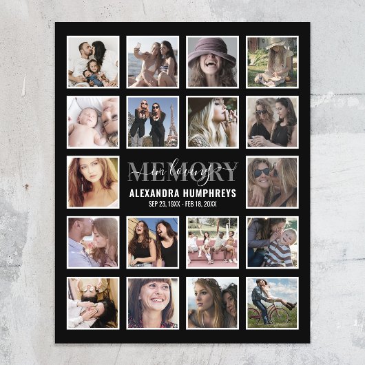 Levensviering 18 Foto Poster