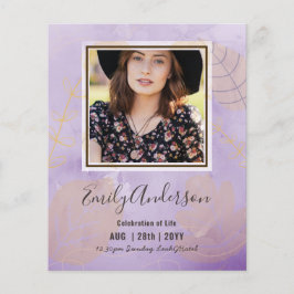 LEVENSVIERING FUNCTIE Herdenkings FOTO Budget