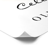 Levensviering Funeral Welcome Bord Poster (Hoek)