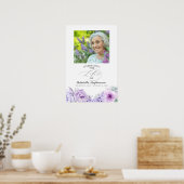 Levensviering met fotobegrafenisceremonie poster (Keuken)