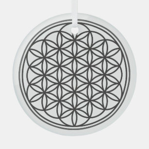 LEVENSVLOEISTOFFER - Schets 1 van het symbool voor Glas Ornament