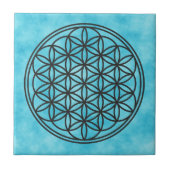 LEVENSVLOEISTOFFER - Schets 1 van het symbool voor Tegeltje (Voorkant)