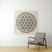 LEVENSVLOEISTOFFER - Schets 1 van het symbool voor Wandkleed (In Situ (horizontaal))