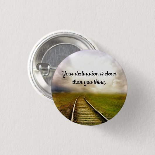 Levenswegen Ronde Button 3,2 Cm (Voorkant /achterkant)