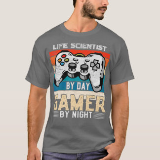 Levenswetenschapper voor het dagelijkse gamer bij t-shirt