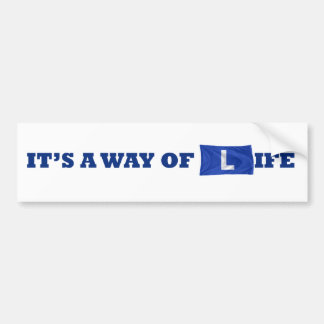 levenswijze bumpersticker