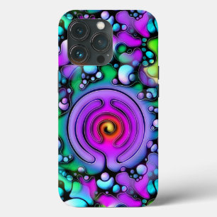 Levenswijze - Neurografisch kunstpatroon 2 iPhone 13 Pro Hoesje