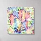 Levenswijze - neurografisch patroon 1 canvas afdruk (Voorkant)