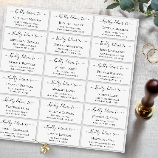 Lever aan het Adres van de Gast van de Grote Wedde Sticker