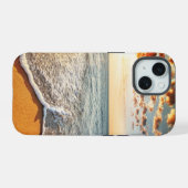 Lever brillant de la plage océanique (Verso Horizontal)