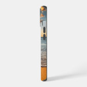 Lever brillant de la plage océanique (Côté gauche)