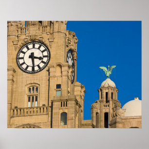 Lever Building, Liverpool, Merseyside, Engeland Poster