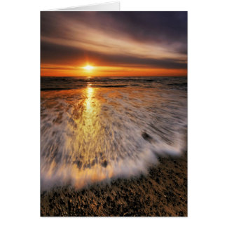 Lever de soleil 8. de plage de Southwold