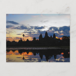 Lever de soleil à Angkor Wat, Cambodge - Carte pos
