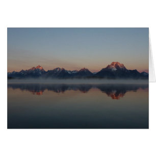 Lever de soleil au Jackson Dam Grand Teton Nationa
