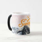 Lever de soleil avec la tasse Morphing de Jésus (Devant gauche)