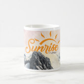 Lever de soleil avec la tasse Morphing de Jésus (Centre)