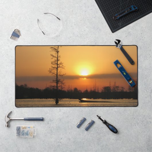 Lever de soleil de l'Arkansas sur le lac Millwood (Poste de travail)