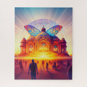 Lever de soleil de puzzle psychédélique couleur de (Vertical)