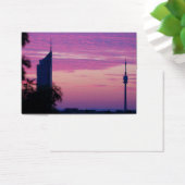 Lever De Soleil Rose Violet À Vienne Autriche (Bureau)