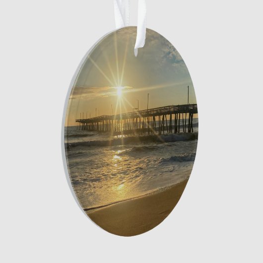 Lever de soleil stupéfiant à Virginia Beach Pier - (devant)