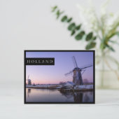 Lever de soleil sur la carte postale de bord des m (Debout devant)