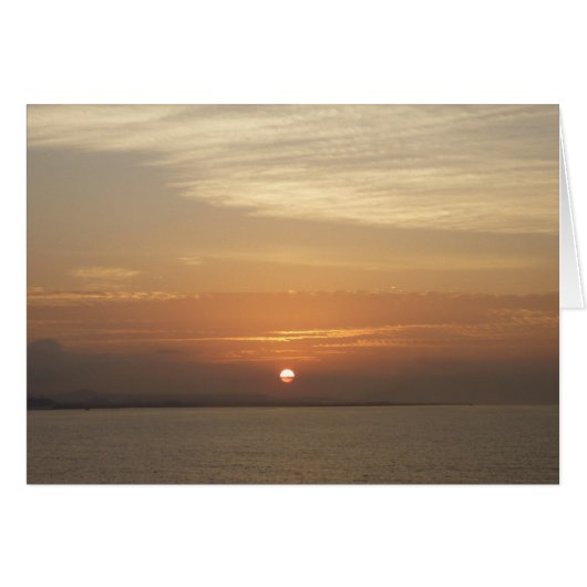 Lever de soleil sur la mer des Caraïbes Aruba II (Devant Horizontal)