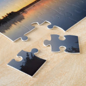 Lever de soleil sur le puzzle du lac Northern (Côté)