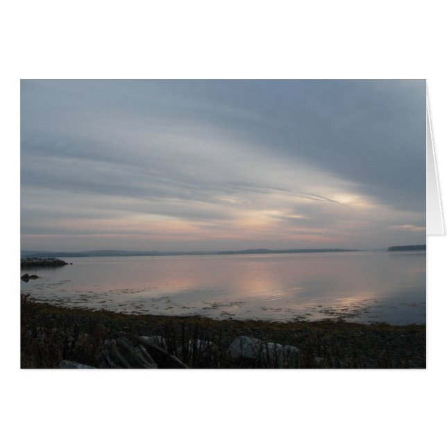 Lever de soleil sur l'Océan atlantique (Devant horizontal)