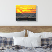 Lever de soleil sur l'océan Impression sur toile t (Insitu(Chambre))