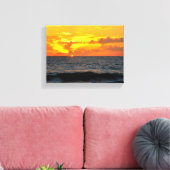 Lever de soleil sur l'océan Impression sur toile t (Insitu(Salon))