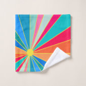 Lever de soleil tropical (Gant de toilette)